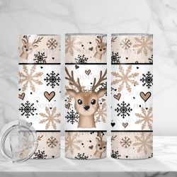 Winter Deer (Sublimation Wrap) 20 oz Skinny