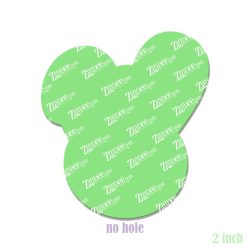 Alternative view of Chubby Bunny Acrylic Blank- Sticker- UV DTF (2 inch) NO HOLE