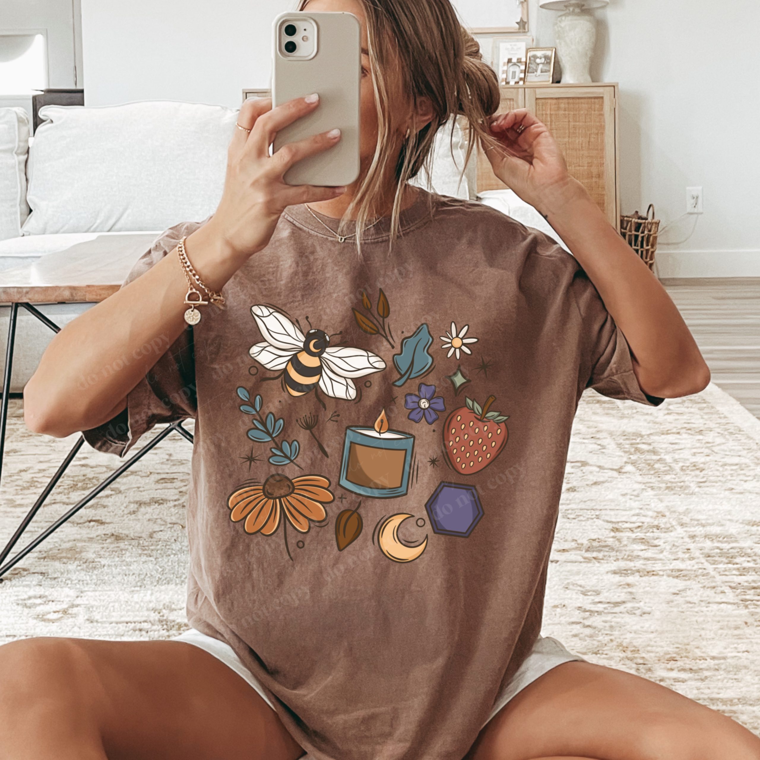 Dark Cottagecore Collage DTF Transfer