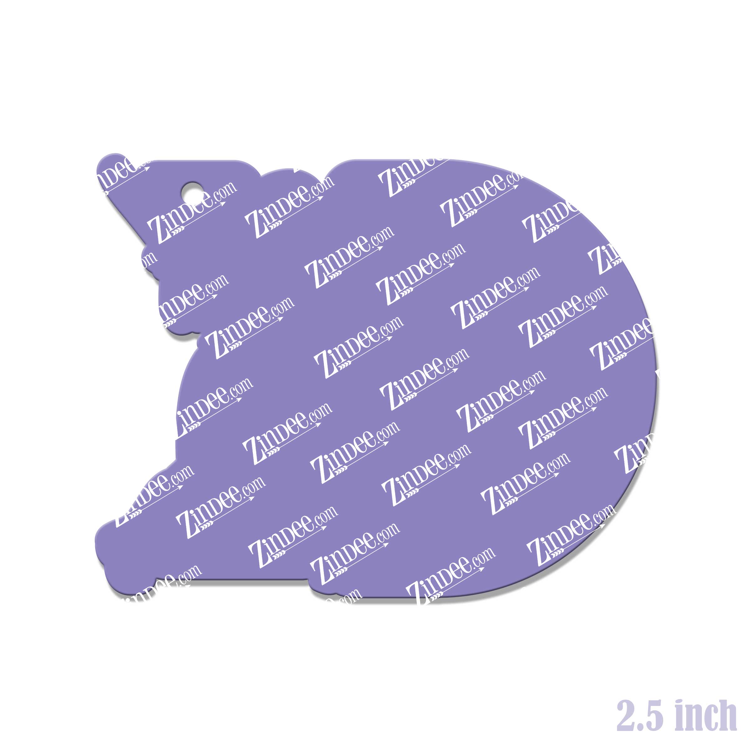 Softball Tag Acrylic Blank- Sticker- UV DTF (2.5 inch) - Image 2