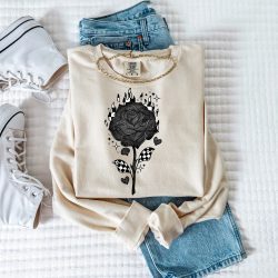 Black Rose DTF Transfer