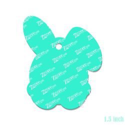 Alternative view of Bunny Egg Acrylic Blank- Sticker- UV DTF (1.5 inch)
