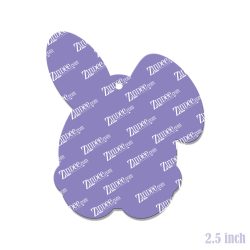 Alternative view of Bunny Egg Acrylic Blank- Sticker- UV DTF (2.5 inch)