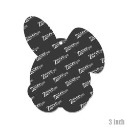 Alternative view of Bunny Egg Acrylic Blank- Sticker- UV DTF (3 inch)
