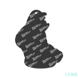 Alternative view of Chocolate Bunny Acrylic Blank- Sticker- UV DTF (3 inch)