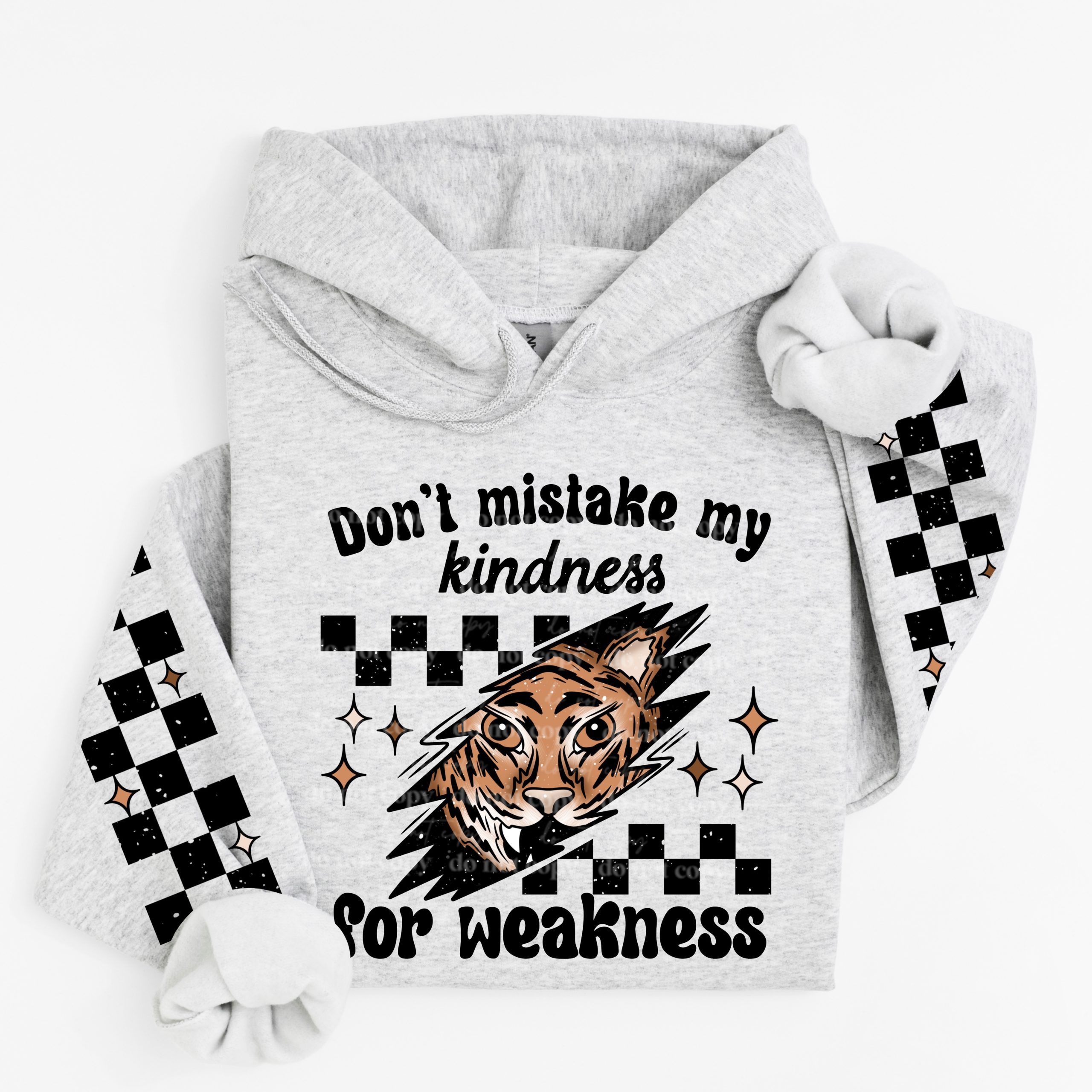 Don't Mistake My Kindness DTF Transfer (w/optional sleeve design)