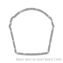 Easter Basket Shaker Piece (2 inch)