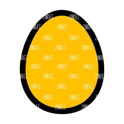 Alternative view of Easter Egg .4 inch (shaker filler) NO HOLE (10 pack)