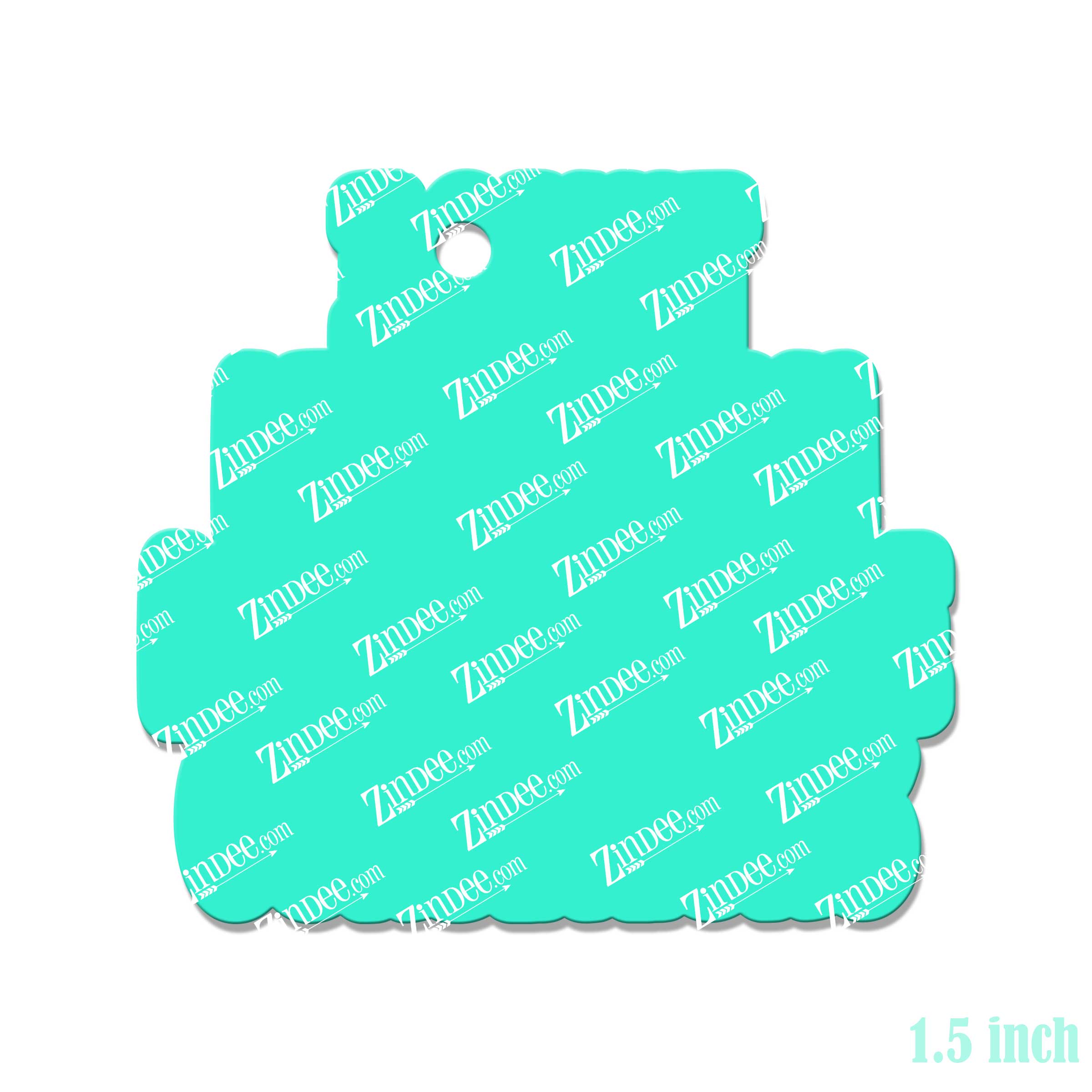 I Can't Live Laugh Love Acrylic Blank- Sticker- UV DTF (1.5 inch) - Image 2