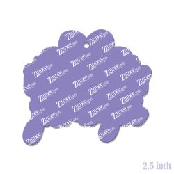 Alternative view of I'm Literally Just A Girl Acrylic Blank- Sticker- UV DTF (2.5 inch)