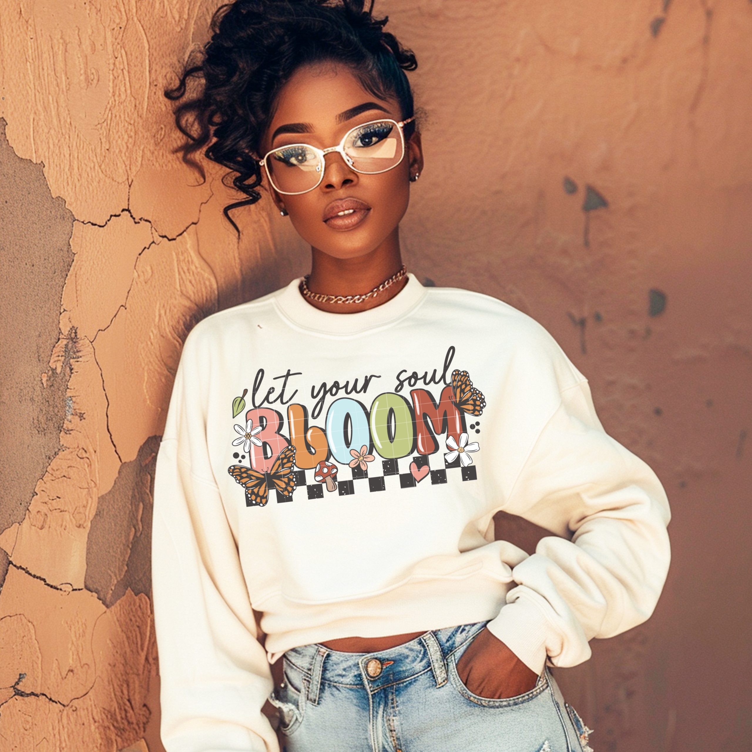 Let Your Soul Bloom DTF Transfer