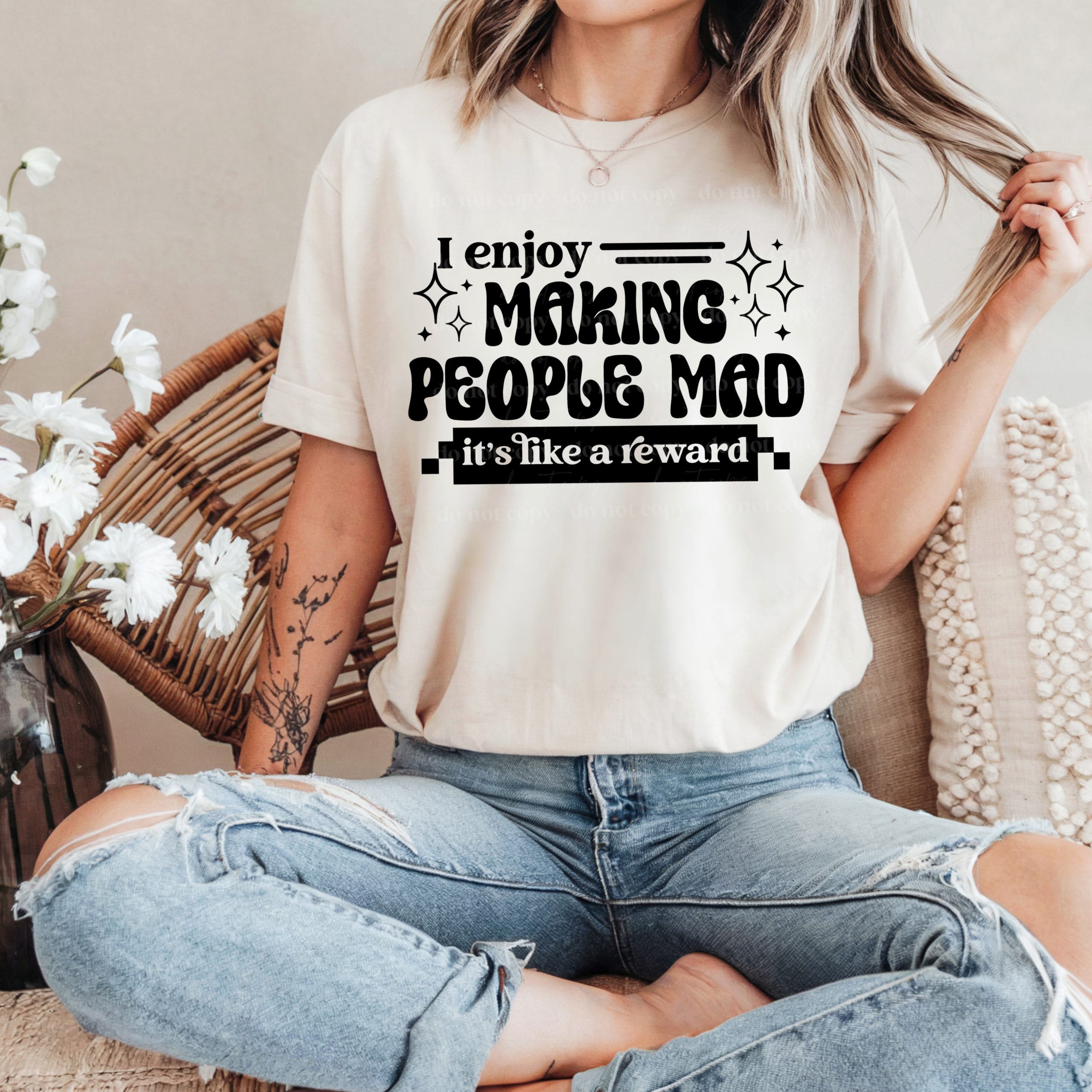 Making People Mad DTF Transfer