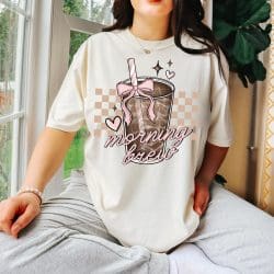 Morning Brew Girly DTF Transfer