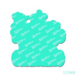 Alternative view of Positive Thinking Acrylic Blank- Sticker- UV DTF (1.5 inch)