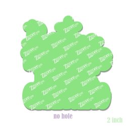 Alternative view of Positive Thinking Acrylic Blank- Sticker- UV DTF (2 inch) NO HOLE