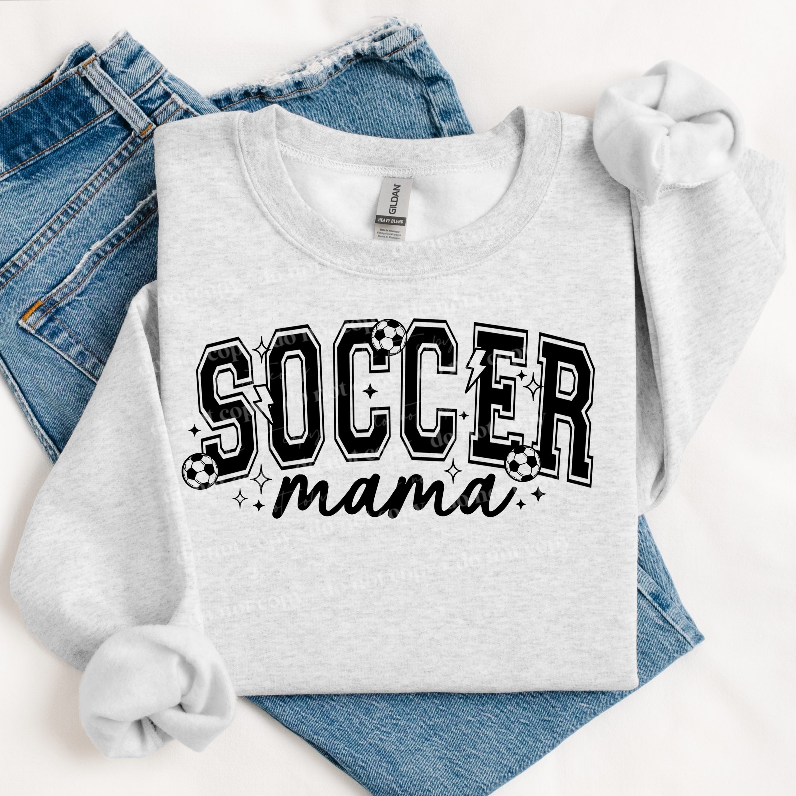 Soccer Mama Lightening DTF Transfer