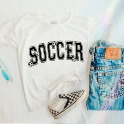 Soccer Varsity Letters DTF Transfer