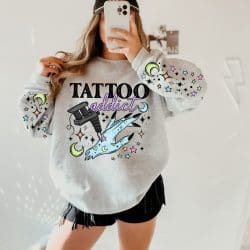 Tattoo Addict DTF Transfer (w/optional sleeve design)