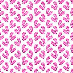 Pink Striped Flip Flops seamless (vinyl)