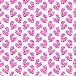 Pink Striped Flip Flops seamless (vinyl)