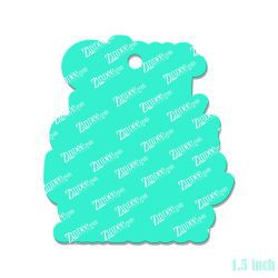 Alternative view of Shit Could Be Worse Acrylic Blank- Sticker- UV DTF (1.5 inch)