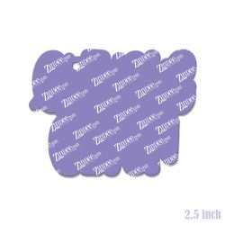 Alternative view of Zero Fucks Given Acrylic Blank- Sticker- UV DTF (2.5 inch)