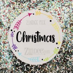 Alternative view of Christmas Polyester Glitter (SAMPLE SIZE) ZINDEE MIX