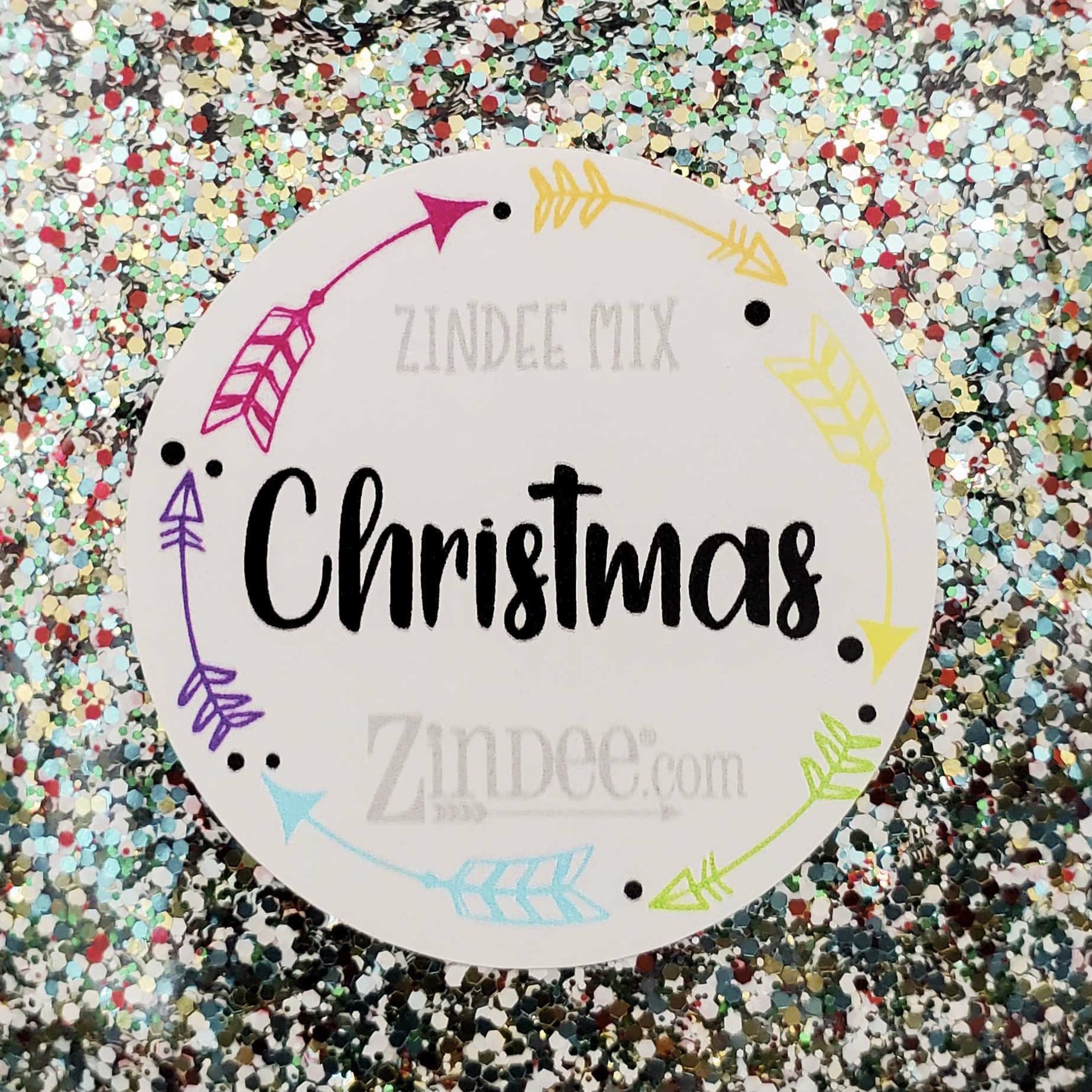 Christmas Polyester Glitter (SAMPLE SIZE) ZINDEE MIX - Image 2