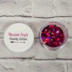 Passion Fruit Chunky Polyester Glitter (SAMPLE SIZE)