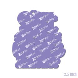 Alternative view of Shit Could Be Worse Acrylic Blank- Sticker- UV DTF (2.5 inch)