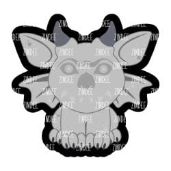 Alternative view of Sitting Gargoyle Acrylic Blank- Sticker- UV DTF (2 inch) NO HOLE