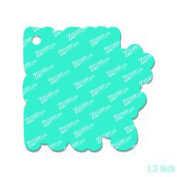 Alternative view of Fresh Out of Fucks Acrylic Blank- Sticker- UV DTF (1.5 inch)