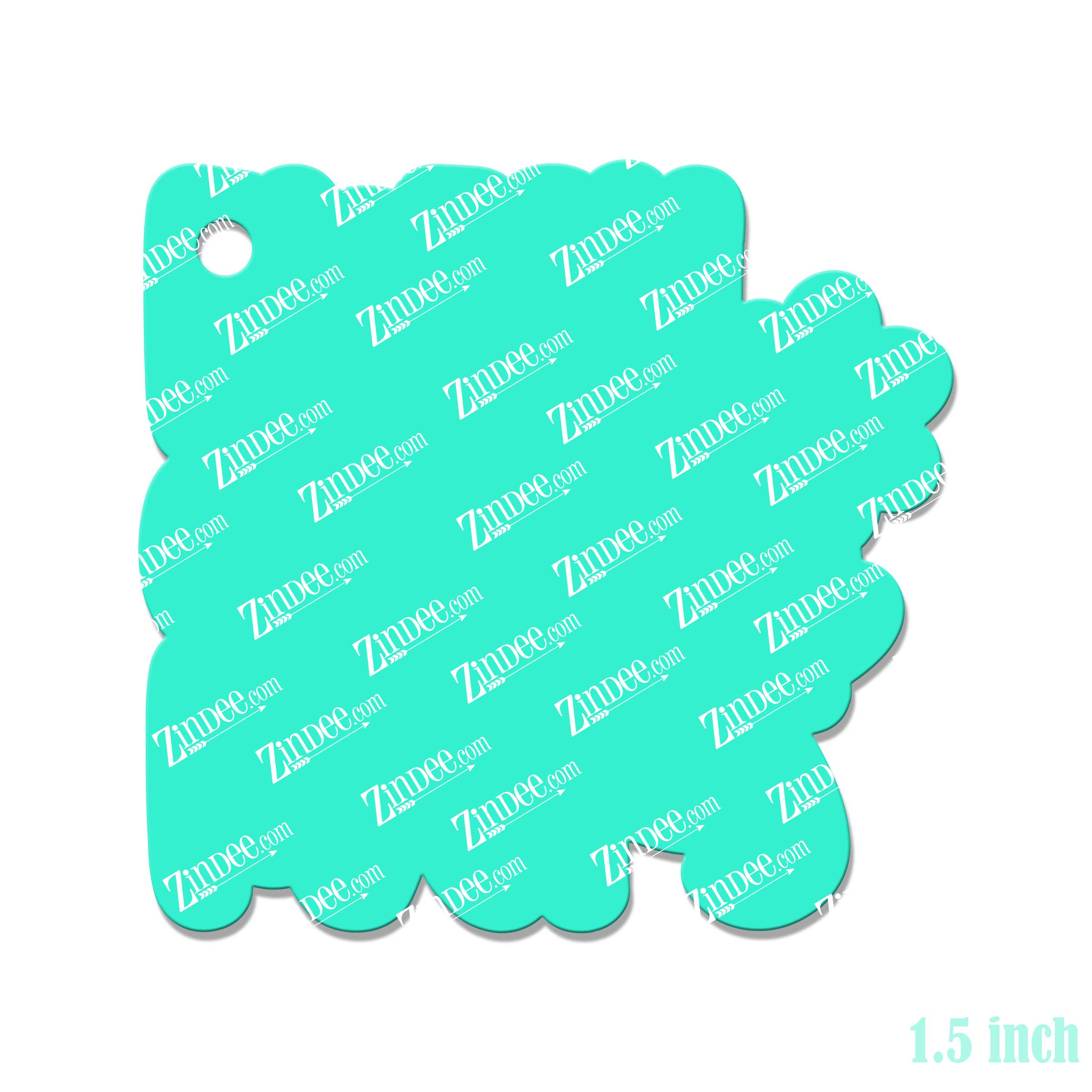 Fresh Out of Fucks Acrylic Blank- Sticker- UV DTF (1.5 inch) - Image 2