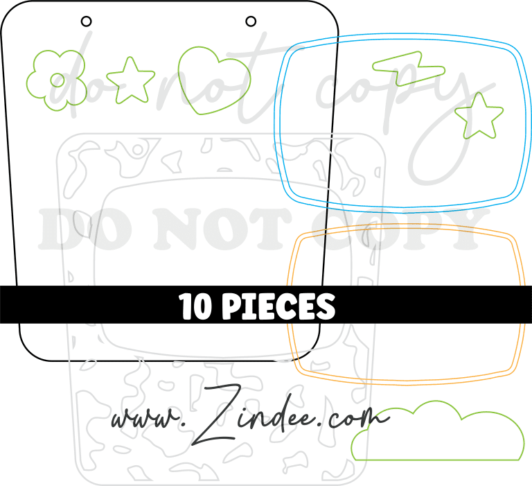 Comp Notebook Teacher Name Acrylic Sign Kit – Zindee