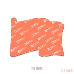 Flying Flag .5 inch (shaker filler) NO HOLE (10 pack)