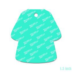 Alternative view of Graduation Gown Acrylic Blank- Sticker- UV DTF (1.5 inch)