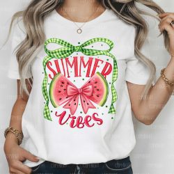 Watermelon Summer Vibes DTF Transfer