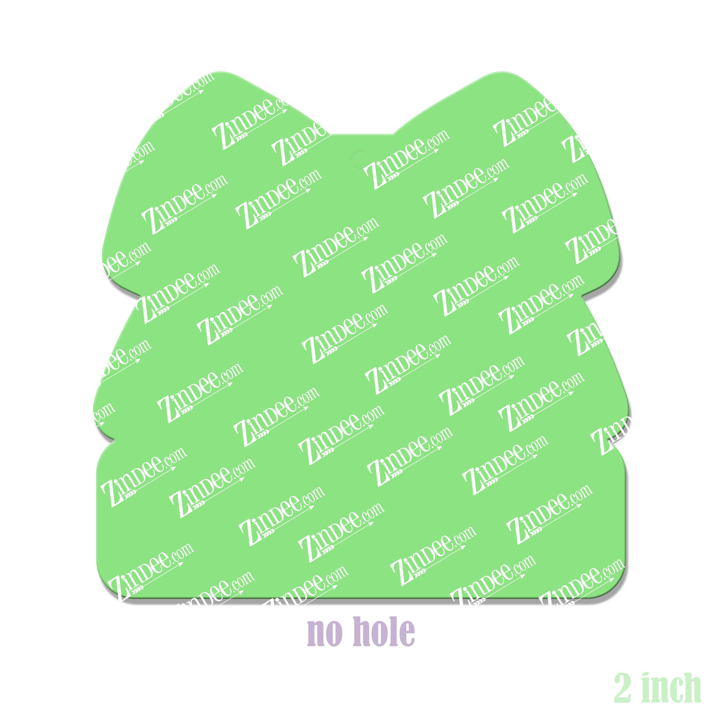 All Star Cheer Tag Acrylic Blank- Sticker- UV DTF (2 inch) NO HOLE - Image 2