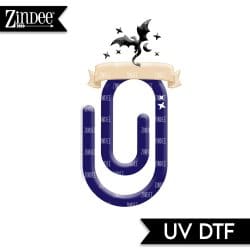 Fantasy Paperclip Bookmark UV DTF Decal (matches acrylic blank)