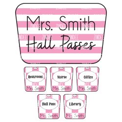 Hall Pass Set (Checker)