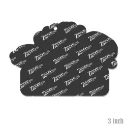 Alternative view of Swim Tag Acrylic Blank- Sticker- UV DTF (3 inch)