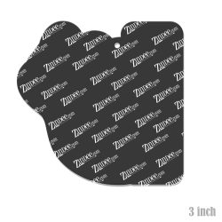 Alternative view of Track Tag Acrylic Blank- Sticker- UV DTF (3 inch)