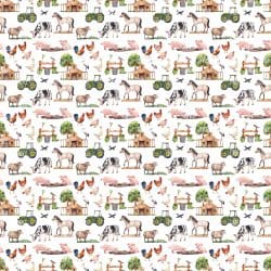 Barnyard Watercolor seamless (vinyl)