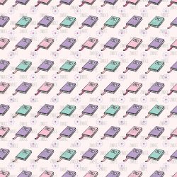 Book Flowers seamless (Sublimation Sheet)