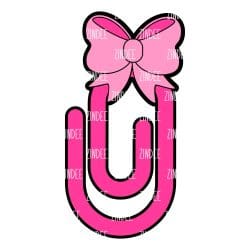 Bow Paperclip Bookmark Lightweight - Image 2