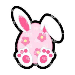 Bunny Egg Acrylic Blank- Sticker- UV DTF (1.5 inch)