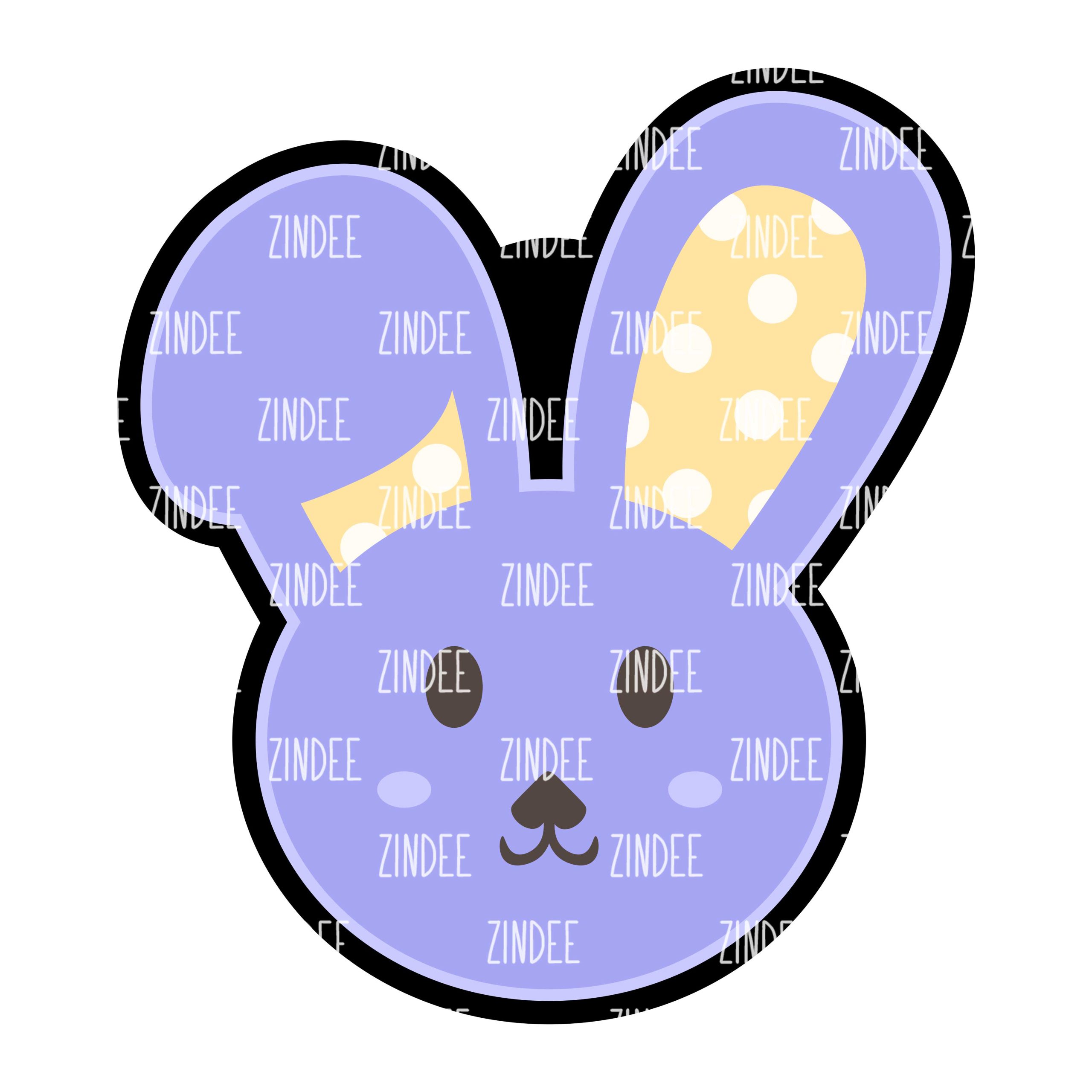Chubby Bunny Acrylic Blank- Sticker- UV DTF (1.5 inch)