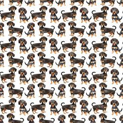 Dachshund Puppies seamless (vinyl)