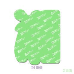 Alternative view of Dance Tag Acrylic Blank- Sticker- UV DTF (2 inch) NO HOLE