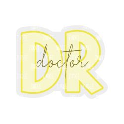 Doctor Acrylic Blank- Sticker- UV DTF (1.5 inch)